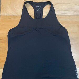 Reebok Racer back tank with mesh, XL, Black